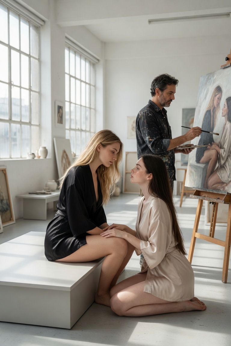 El pintor famoso — imagen erótica con IA 19