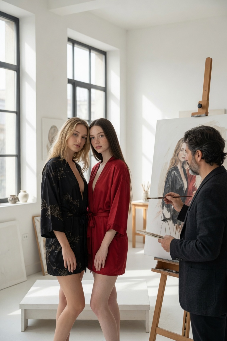 El pintor famoso — imagen erótica con IA 25